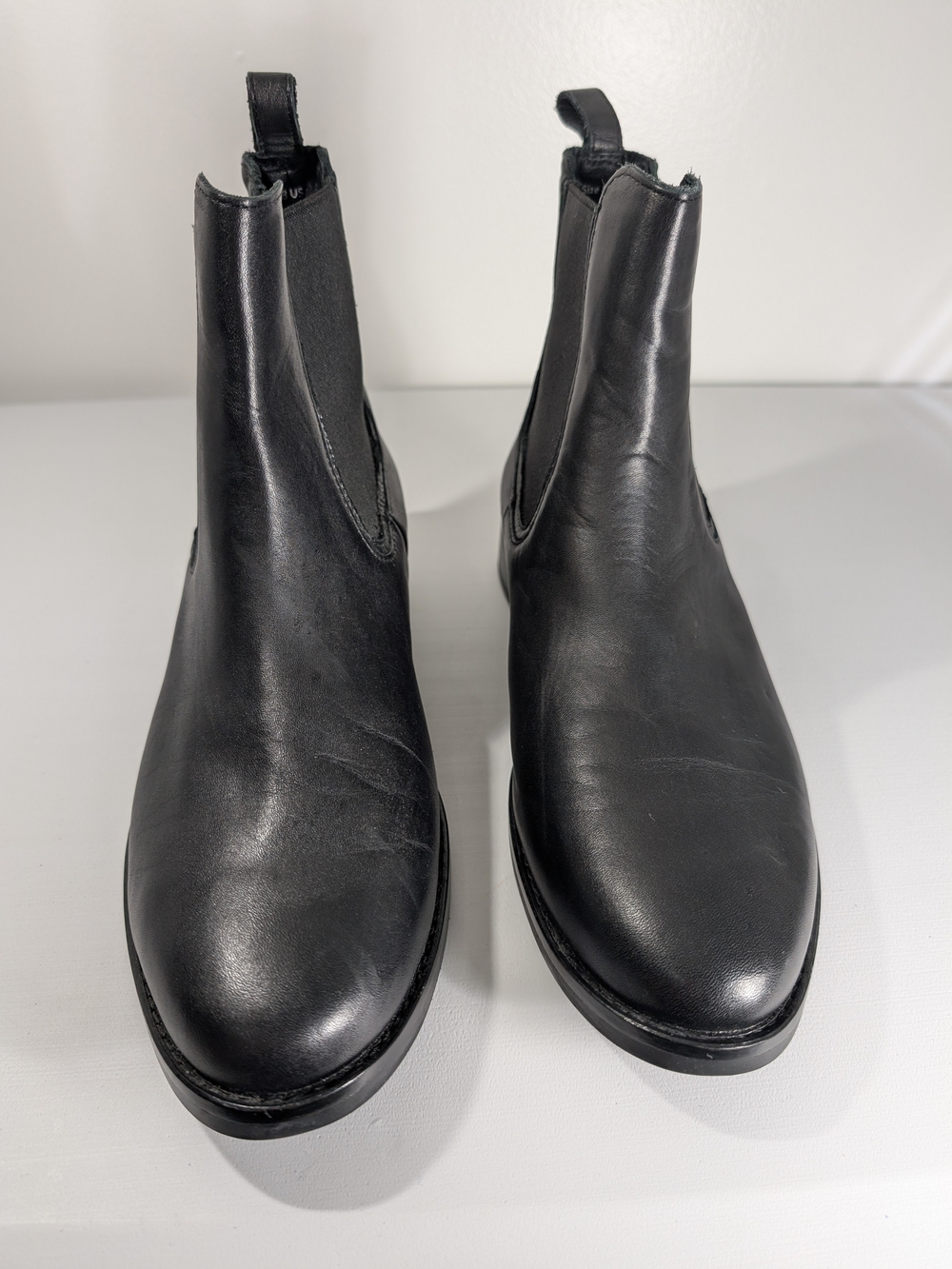 Thursday Boot Company Women's Black Leather Chelsea Ankle Boots